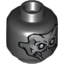 Набор LEGO Minifig Dual Sided Alien Skull with Mandibles and Silver Eyes / Exoskeleton and One Eye Print [Hollow Stud] , Черный