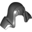 Набор LEGO Minifig Hood with Shoulder Pads with Pearl Dark Gray Trim Print, Черный