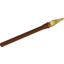 Набор LEGO Minifig Pike / Spear Elaborate with Pearl Gold Tip, Красно-коричневый
