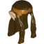 Набор LEGO Minifig Hair, Long Wavy with Braid, Gold Headband and Light Flesh Elf Ears Print, Темно-коричневый