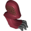 Набор LEGO Dragon Leg (LotR) Right with Black Claws and Dark Brown Scales Print, Темно-красный