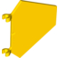 Набор LEGO Flag 5 x 6 Hexagonal with U Clips, Желтый