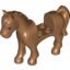 Деталь LEGO HORSE W 4 KNOBS W HOLE Г1.5, Не определен