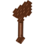 Набор LEGO Minifig Axe Blocky (Minecraft Axe), Красно-коричневый