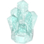 Набор LEGO Rock 1 x 1 Crystal 5 Point, Glitter Trans-Light Blue