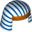 Набор LEGO Minifig Nemes with Gold Trim and Blue Stripes Print, Белый