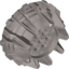 Набор LEGO Wheel Hard Plastic with Small Cleats and Flanges, Flat Silver