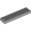 Набор LEGO Tile 1 x 4 with Laser Engraved Code LEGO Movie Print, Светлый сине-серый