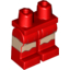 Набор LEGO Legs and Hips with Red Short Skirt and Red Boots Print, Красный