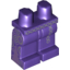 Набор LEGO Legs and Hips with Silver Chain Belt and Medium Lavender and Silver Circles Print, Темно-фиолетовый