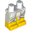 Набор LEGO Legs and White Hips with White and Gold Egyptian Shendyt Print, Желтый