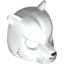 Набор LEGO Minifig Mask Bear with Black Nose, Fangs and Gray Fur Print, Белый
