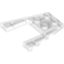 Набор LEGO Wedge Plate 4 x 4, Trans-Clear