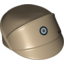 Набор LEGO Minifig Cap, SW Imperial Officer with Silver and Black Code Disc and Dark Brown Stains Print, Dark Tan
