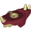 Набор LEGO Minifig Shoulder Pads with 3 Spikes and Spine with Dark Red Pads Print, Темно-красный