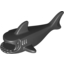 Набор LEGO Shark Body with Three Gill Slits, Черный