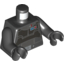 Набор LEGO Torso SW Imperial Agent with Armor Vest Print (Agent Kallus) / Black Arms / Black Hands, Черный