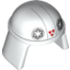 Набор LEGO Minifig Helmet SW Imperial Pilot with Imperial Logo and Three Red Triangles Print (AT-DP Pilot), Белый