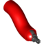 Набор LEGO Serpent Neck S-Curve with Black Moveable Ball Joint Pin, Красный