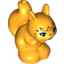Набор LEGO Squirrel with Face Decoration Print, Bright Light Orange