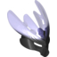 Набор LEGO Bionicle Mask Protector with Marbled Trans-Purple Pattern (Protector Mask of Earth), Черный