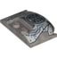 Набор LEGO Wedge 3 x 4 x 2/3 Triple Curved Smooth with Armor Plates and Grille with Vent Print, Flat Silver