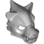 Набор LEGO Minifig Mask Tiger with White Fangs and Black Fur Print, Светлый сине-серый