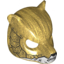 Набор LEGO Minifig Mask Bear with White Face and Metallic Gold Scaled Armor Print, Pearl Gold