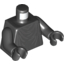 Набор LEGO Torso SW Imperial Robe with Gray Creases Print (Shadow Guard) / Black Arms / Black Hands, Черный