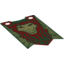 Набор LEGO Plastic Flag 5 x 8.5 with Chima Crocodile Tribe Print, Trans-Clear