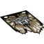 Набор LEGO Plastic Flag 5 x 8.5 with Chima Tiger Tribe Print, Trans-Clear