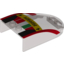 Набор LEGO Windscreen 6 x 4 x 1 Curved with 'Ferrari', Italian Flag and Black and Red Print, Прозрачный черный