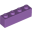 Набор LEGO Brick 1 x 4, Medium Lavender