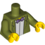 Набор LEGO MINI UPPER PART NO. 2972, Оливковый