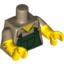 Набор LEGO MINI UPPER PART 2K NO. 2973, Dark Tan