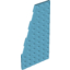 Набор LEGO Wedge Plate 6 x 12 Left, Medium Azure
