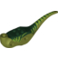 Набор LEGO Dino Body Raptor with Dark Green Top with Lime Stripes on Sides Print, Оливковый