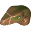 Набор LEGO Dino Head Raptor with Pin Hole, Tan Teeth and Olive Green Blotches Print, Medium Dark Flesh