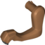 Набор LEGO Dino Leg Small (Front) Raptor Left with Black Claws Print [Medium Dark Flesh], Medium Dark Flesh
