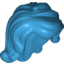 Набор LEGO Minifig Hair Female Long Wavy, Right Side Part, with Short Sides, Hole on Top (Ariel), Dark Azure