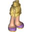 Набор LEGO FEMALE, HIP W/ SKIRT 1 ASS 11, Pearl Gold