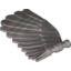 Набор LEGO Wing 4 x 7 Right with Feathers and Handles for Clips, Flat Silver