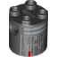 Набор LEGO ROUND BRICK 2X2X2, &quot;NO 1006&quot;, Черный