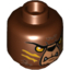 Набор LEGO MINI HEAD NO. 1682, Красно-коричневый