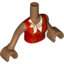 Набор LEGO TORSO, WOMAN W/ARM NO. 1 - DEC 4, Medium Dark Flesh