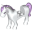 Набор LEGO HORSE W 4 KNOBS W HOLE Г1.5 DEC. 2, Белый