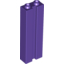 Набор LEGO Brick Special 1 x 2 x 5 with Groove, Темно-фиолетовый