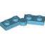 Набор LEGO Hinge Plate 1 x 4 Swivel Top / Base [Complete Assembly], Medium Azure