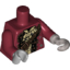 Набор LEGO MINI UPPERPART W.HOOK, LEFT NO. 3119, Темно-красный