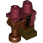 Набор LEGO HIP W. WOODEN LEG / 2K LEFT LEG NO.926, Темно-красный